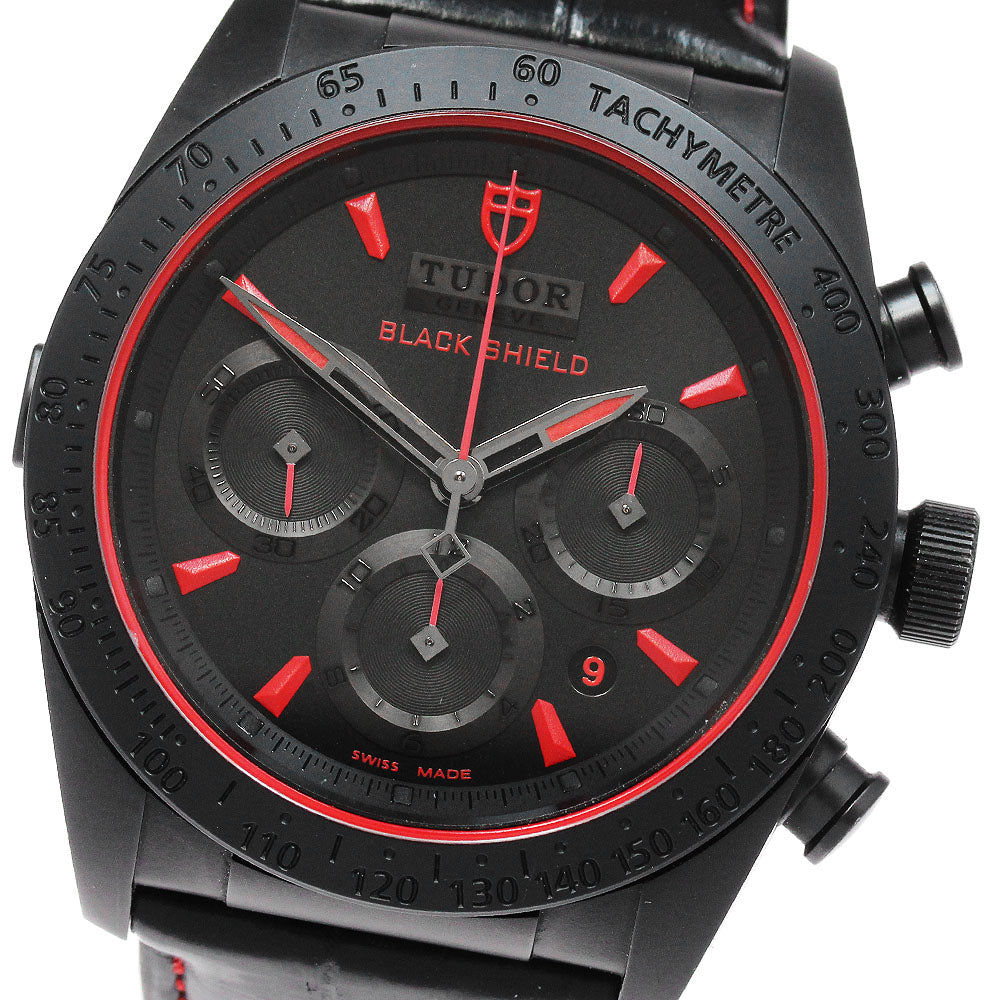 TUDOR Fast Rider Black Shield 42000C Chronograph Automatic Men's Watch_862709