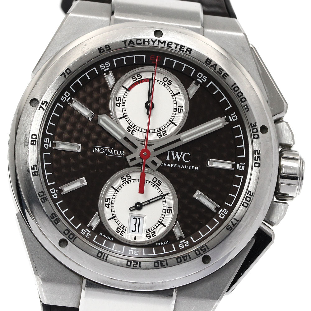 IWC SCHAFFHAUSEN Ingenieur Silberpfile IW378511 Chronograph Limited to 1000 pieces Brown Dial Automatic Men's Watch_862819