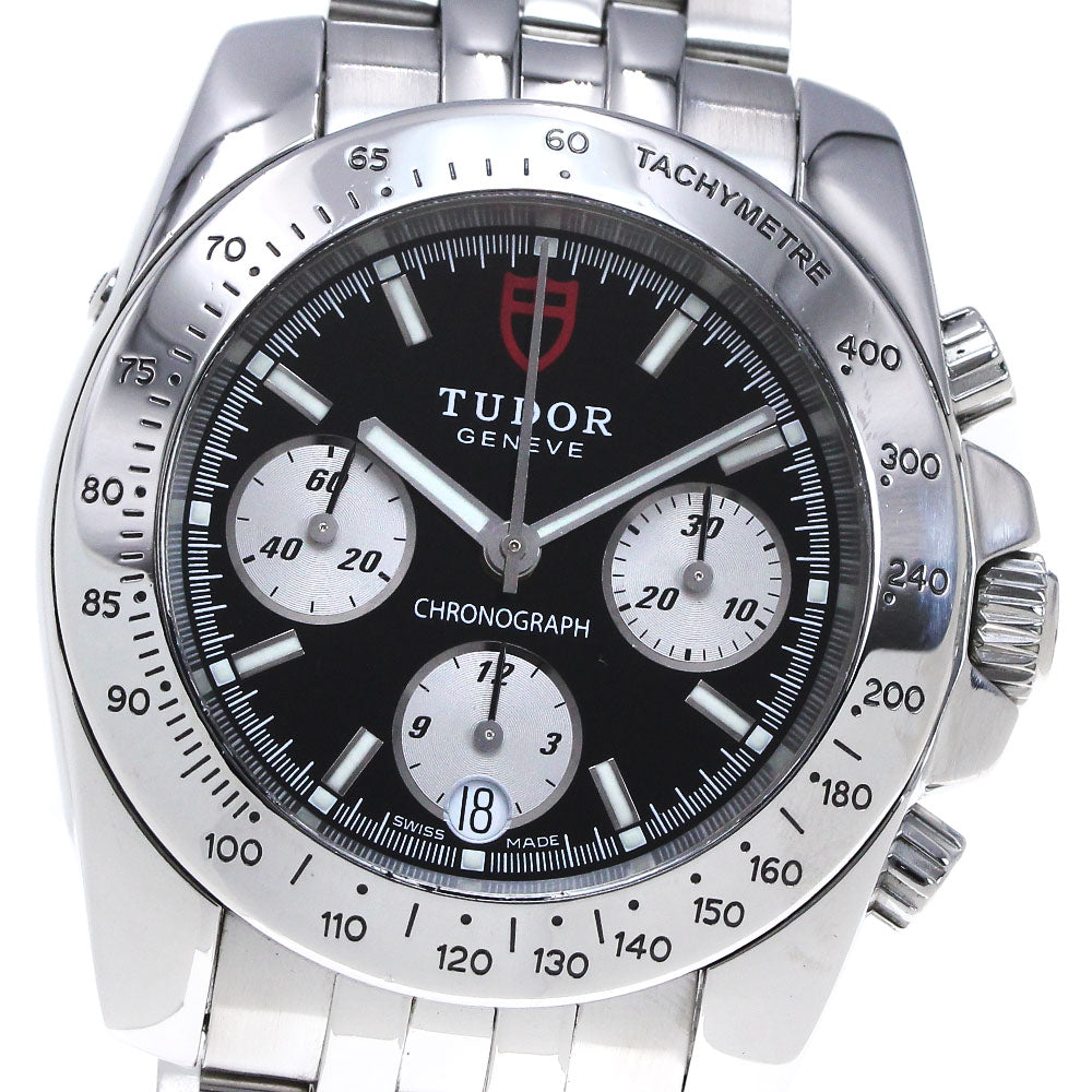 TUDOR Sports line 20300 Chronograph Black / Silver Dial Automatic Men's_862825
