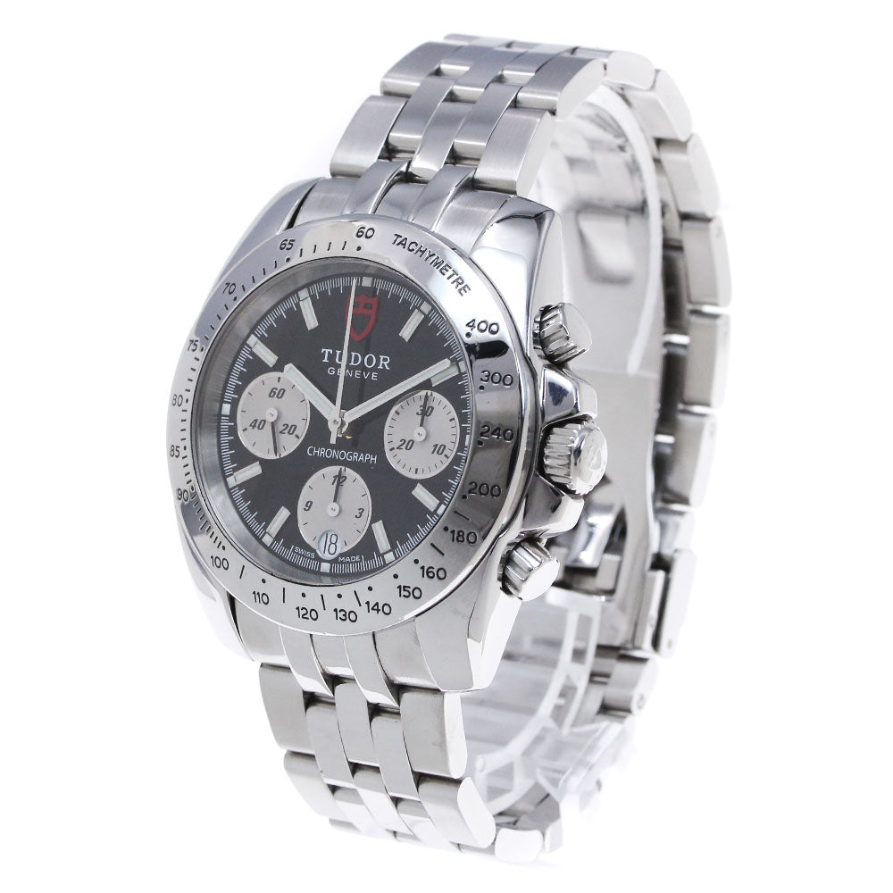 TUDOR Sports line 20300 Chronograph Black / Silver Dial Automatic Men's_862825
