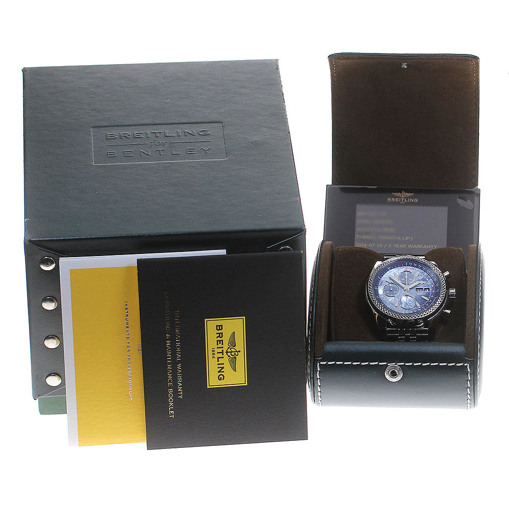 BREITLING Bentley GT Japan limited A13362 Chronograph Blue shell Dial Automatic Men's Watch_862926