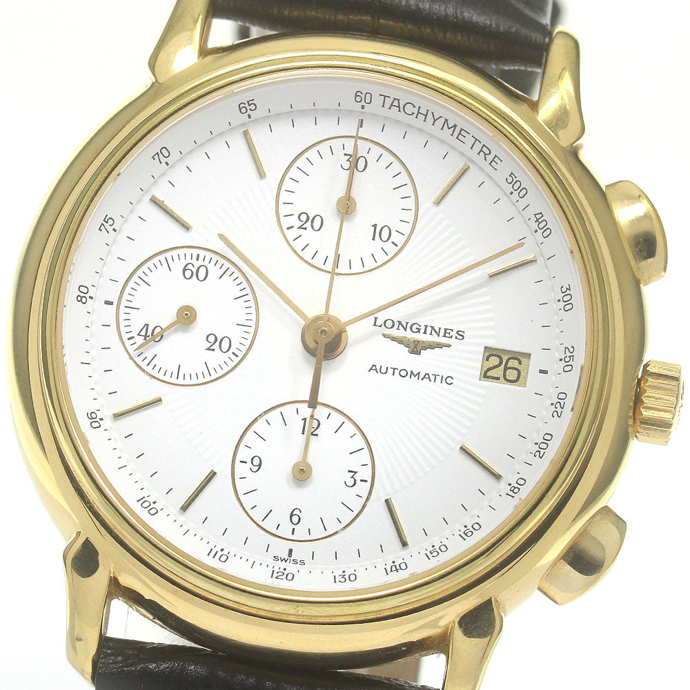 LONGINES Grand classic L4.686.2 Chronograph White Dial Automatic Men's_862937