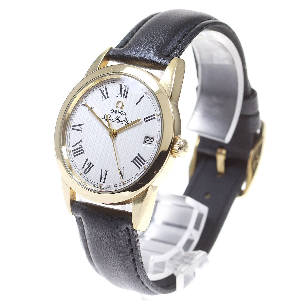 OMEGA Louis blanc 5311.30.12 K18YG date Silver Dial Automatic Men's Watch_862970