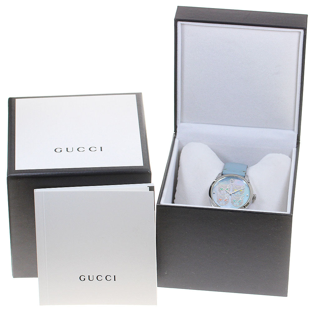 GUCCI G-timeless 126.4/YA1264124 Cat Blue Shell Dial Blue shell Dial Quartz Boy's Watch_863022
