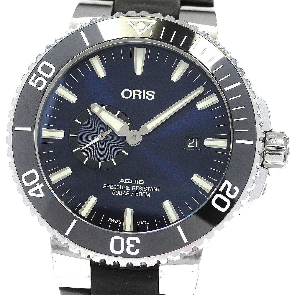 ORIS Aquis 01 743 7733 4135-07 Date Small Second Automatic Men's Watch_863032