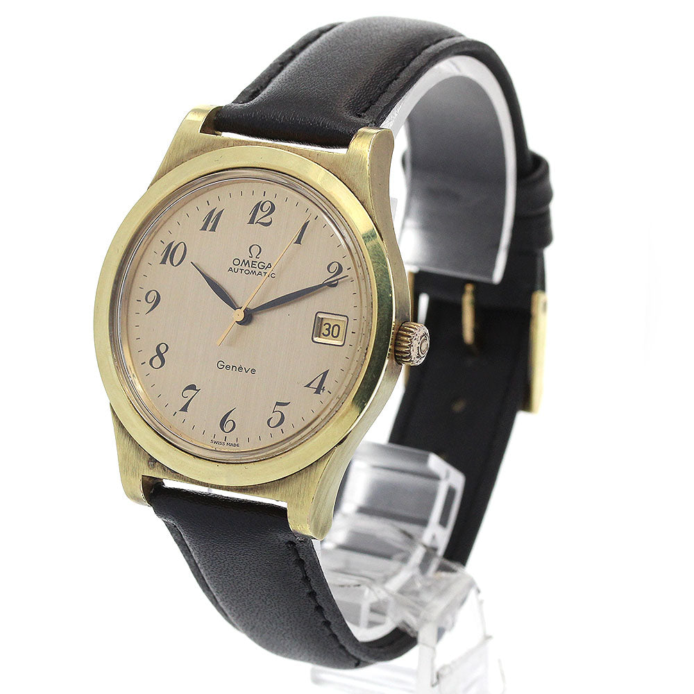 OMEGA Geneve 166.0168 Date cal.1012 Gold Dial Automatic Men's Watch_863059