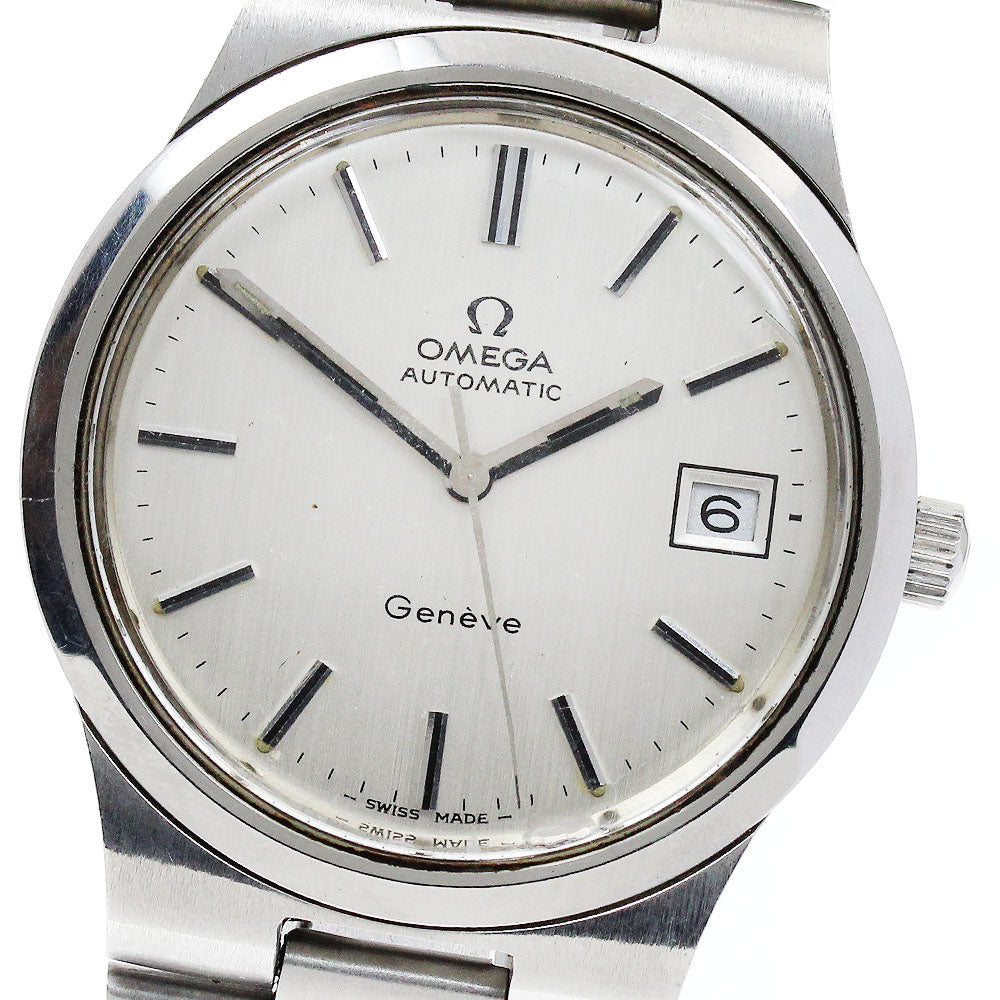 OMEGA Geneve 166.0173/366.0832 Date Cal.1012 Silver Dial Automatic Men's Watch_863062