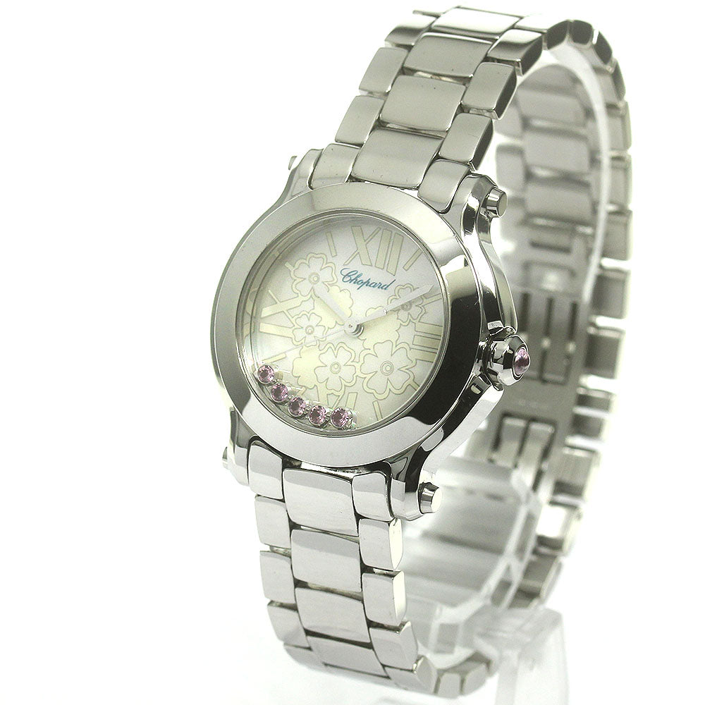 Chopard Happy Sports Mark 2 Mini Happy Blossom 27/8509-3024 Japan limited 150th anniversary model White shell Dial Quartz Ladies Watch_863075