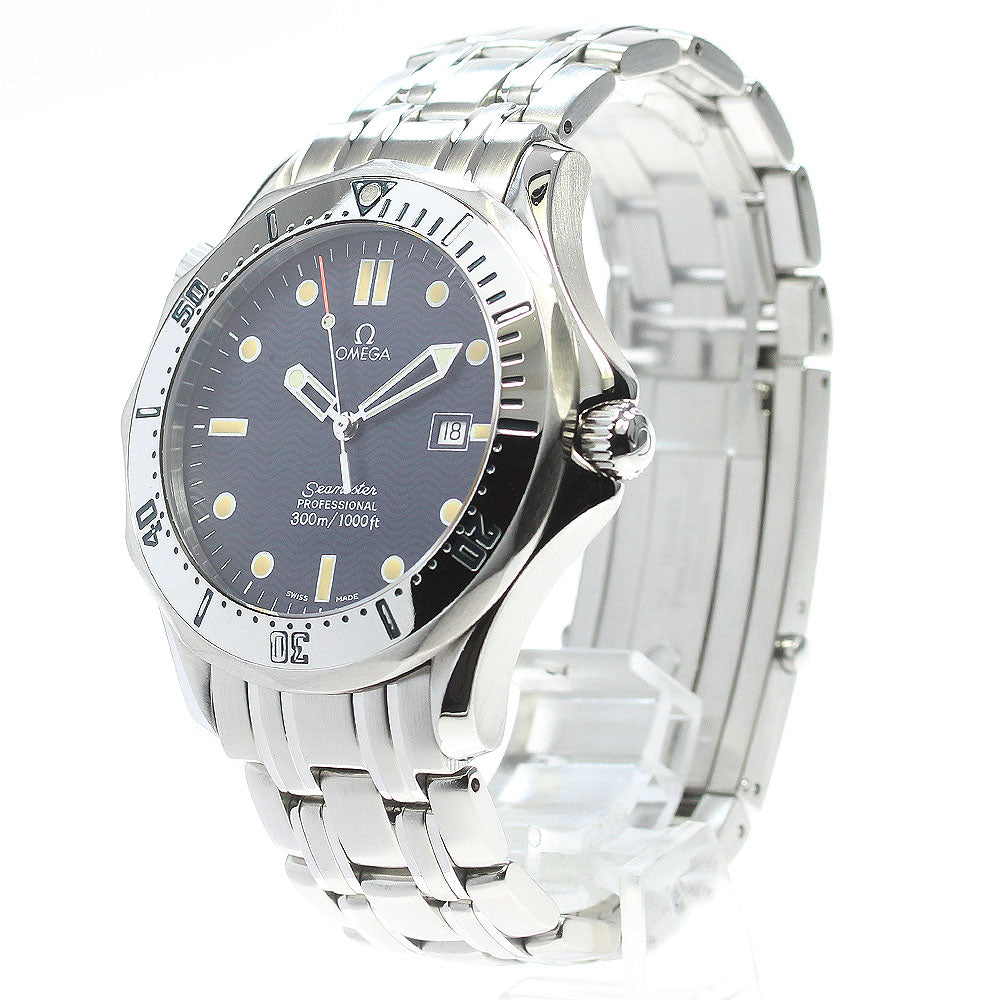 OMEGA Seamaster300 Professional 2542.80 Date Navy Dial Quartz Men's Watch_863088