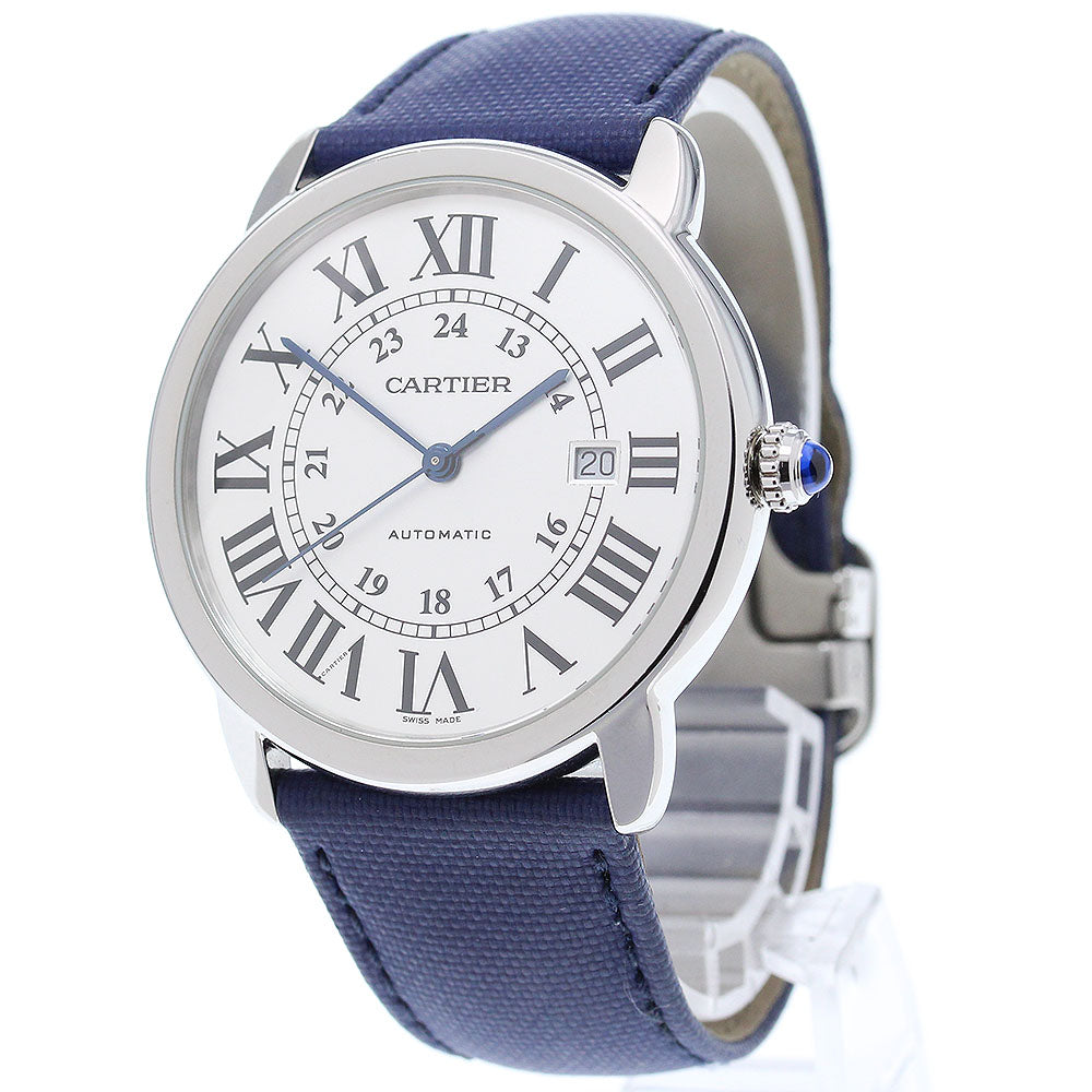 CARTIER Ronde Solo WSRN0022 Date Silver Dial Automatic Men's Watch_863093