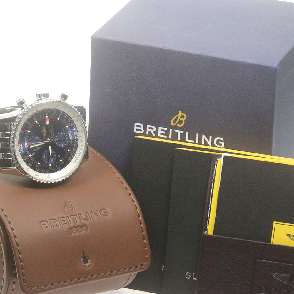 BREITLING Navitimer World A24322 Chronograph GMT Automatic Men's Watch_863114