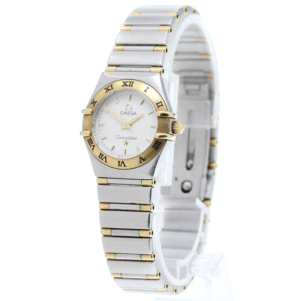 OMEGA Constellation 1362.30 YG2 tone harf bar Quartz Ladies Watch_863139
