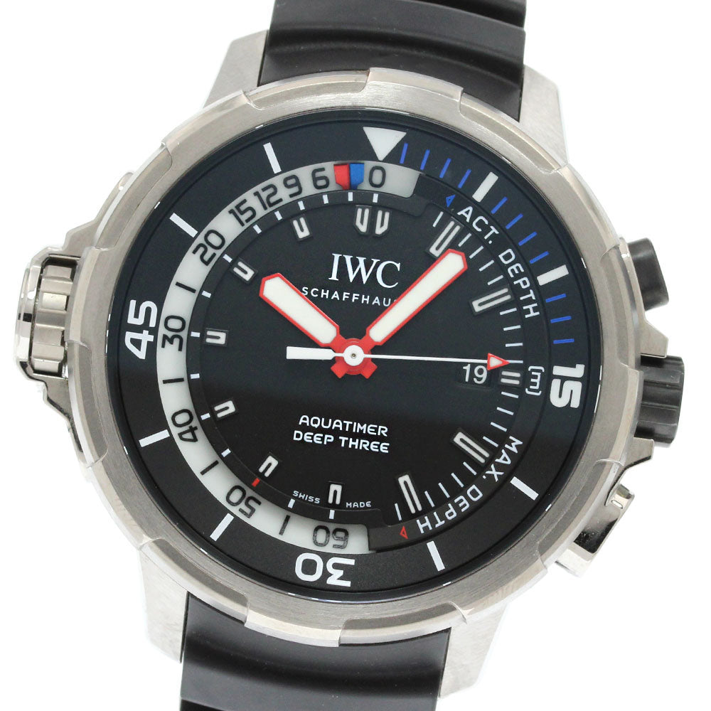 IWC SCHAFFHAUSEN Aquatimer Deep Three IW355701 Automatic Men's Watch_863147