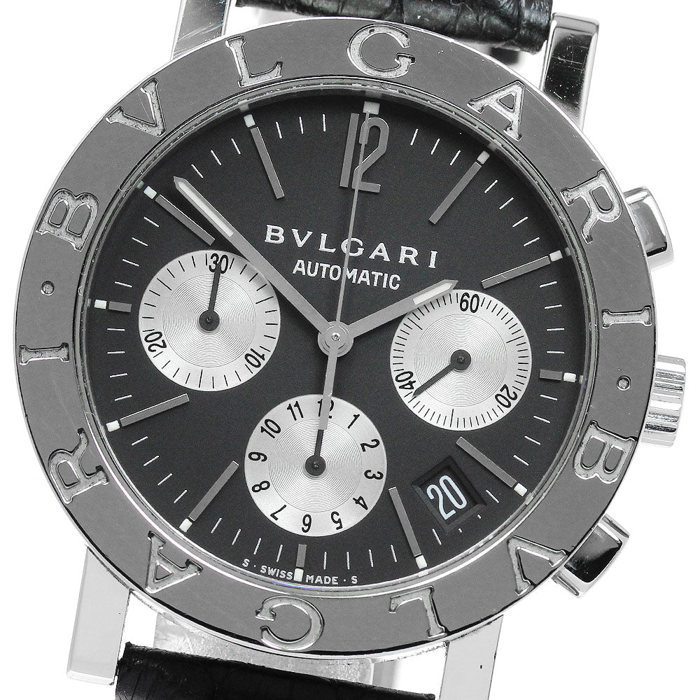 BVLGARI BVLGARIBVLGARI BB38SLCH Date Chronograph black Dial Automatic Men's Watch_863151