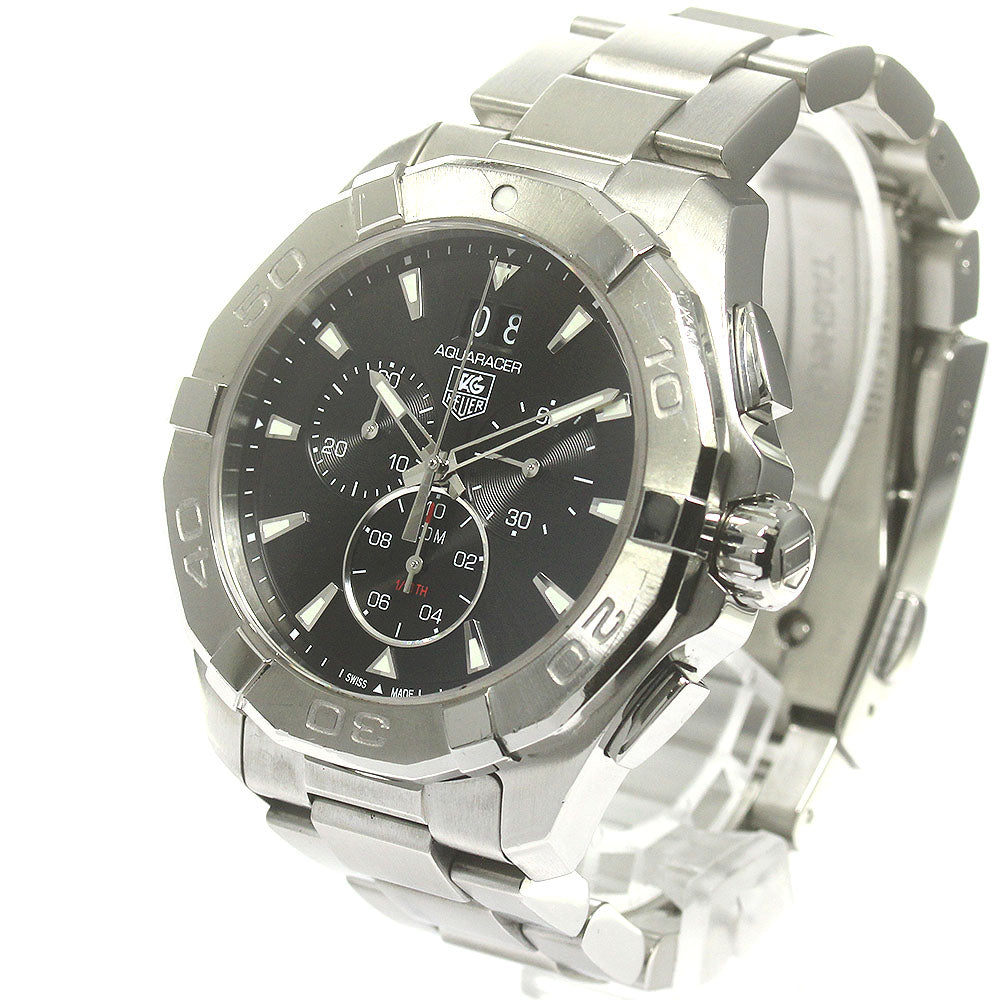 TAG HEUER Aquaracer CAY1110-0 Chronograph Date black Dial Quartz Men's _863197