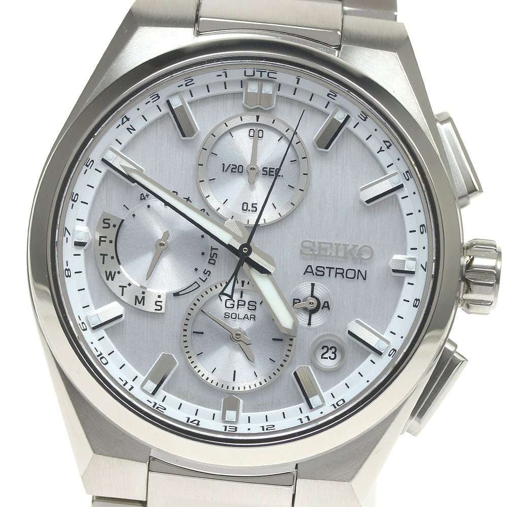 SEIKO Astron SBXC159/5X83-0AE0-1 GPS Solar Powered Radio Men's Watch_863227