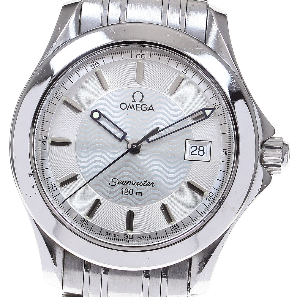 OMEGA Seamaster120 2511.30 Date Silver Dial Quartz Men's Watch_863230
