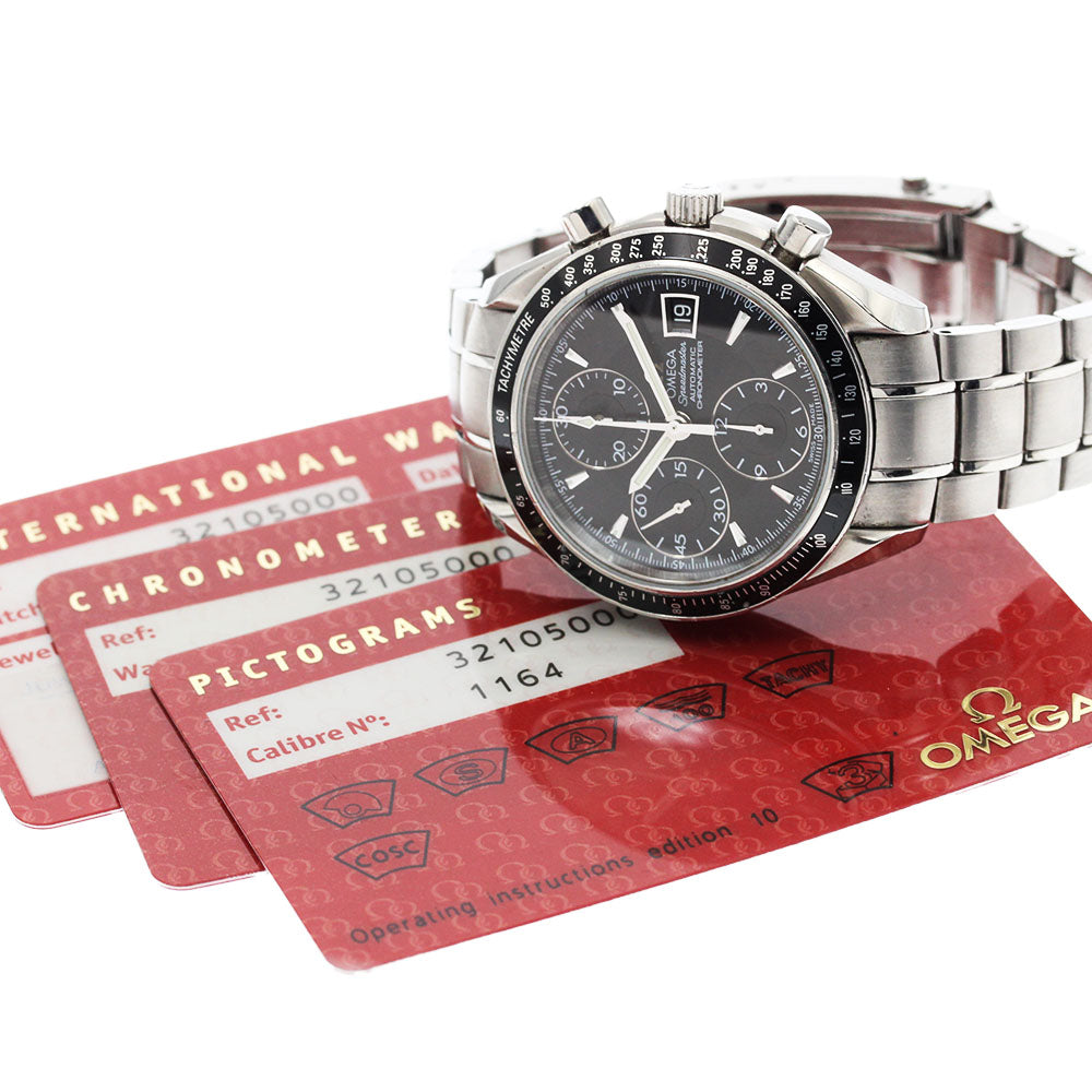 OMEGA Speedmaster 3210.50 Date Black Dial Automatic Men's Watch_863259