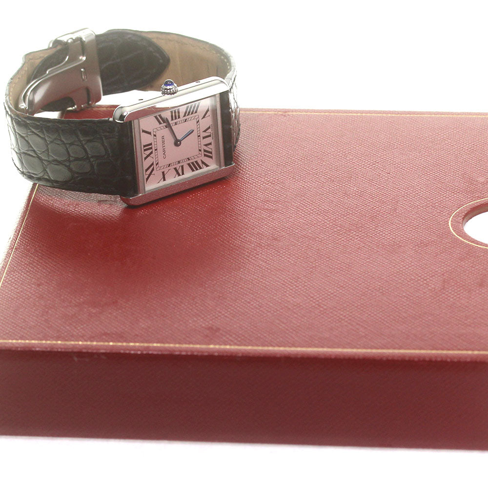 CARTIER Tank solo LM W1018355 Silver Dial Quartz Men's Watch_863291