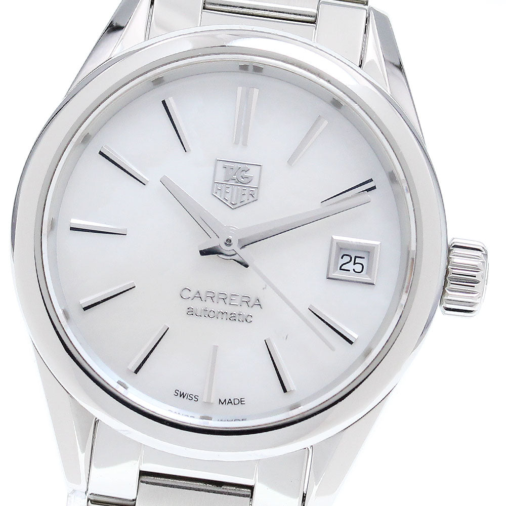 TAG HEUER Carrera Caliber 9 WAR2411-2 White shell dial White shell Dial Automatic Ladies Watch_863297