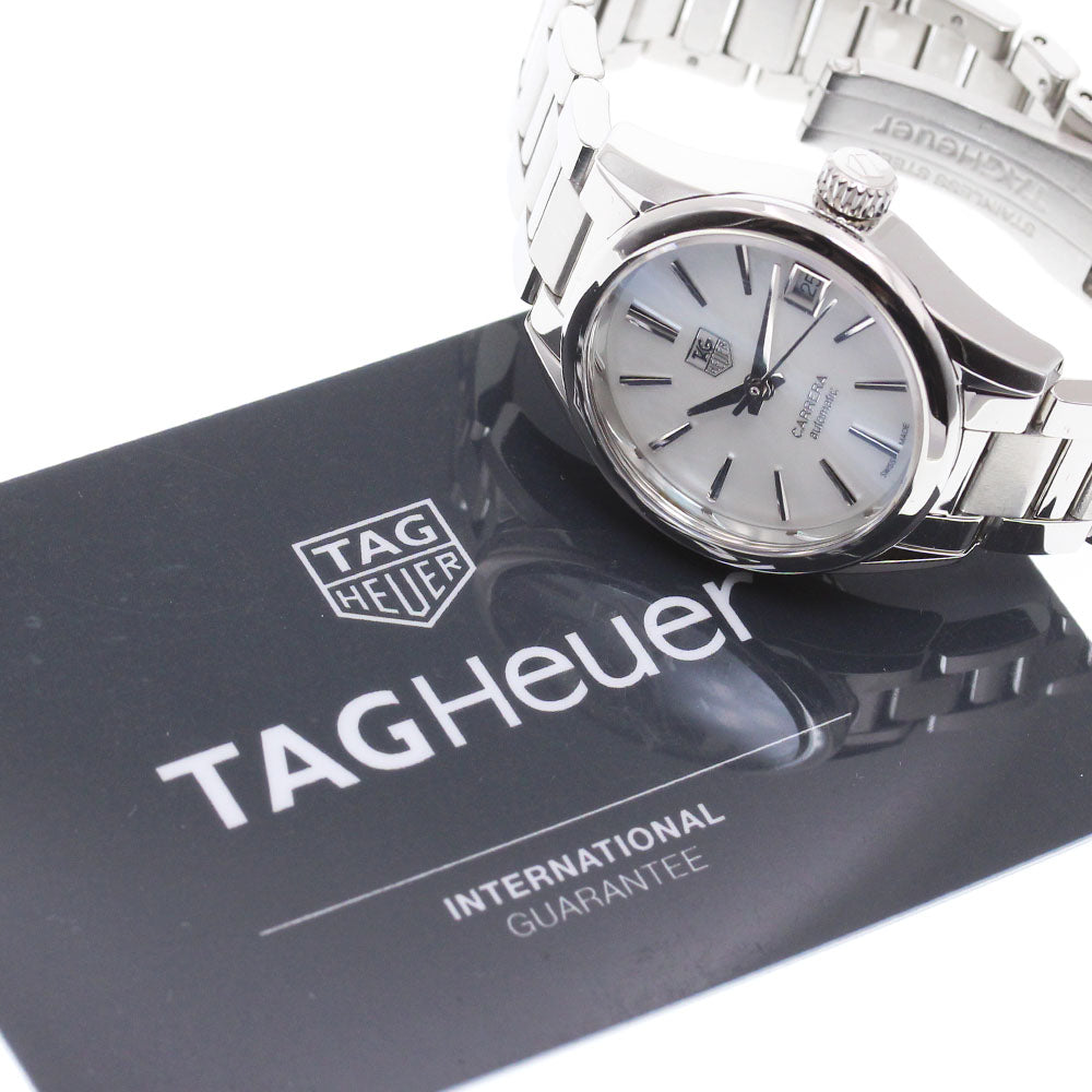 TAG HEUER Carrera Caliber 9 WAR2411-2 White shell dial White shell Dial Automatic Ladies Watch_863297