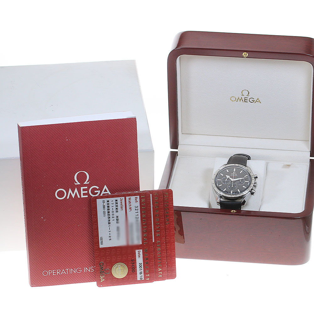 OMEGA Speedmaster Broad Arrow 321.12.42.50.01.001 Chronograph black Dial Automatic Men's Watch_863334