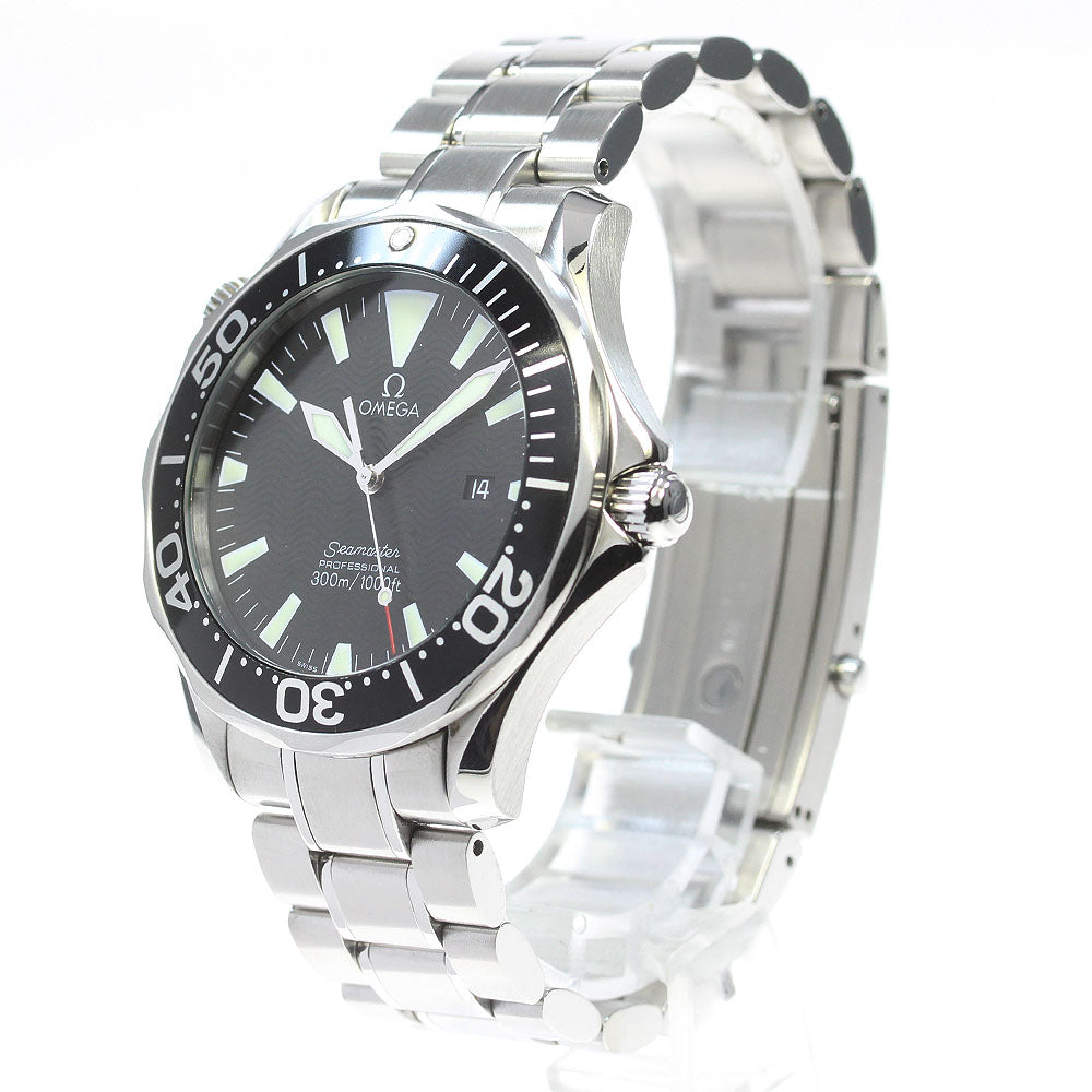 OMEGA Seamaster300 2264.50 Date black Dial Quartz Men's Watch_863338