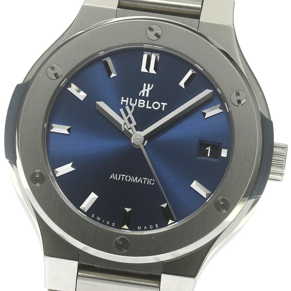 HUBLOT Classic fusion 568.NX.7170.NX Date Navy Dial Automatic Boy's Watch_863343