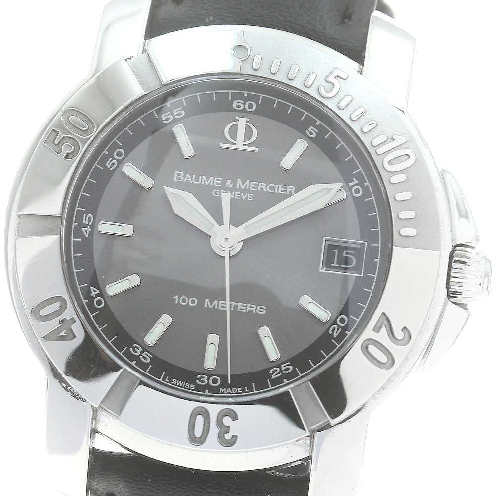 Baume & Mercier Cape Land 65420 Date gray Dial Quartz Boy's Watch_863357