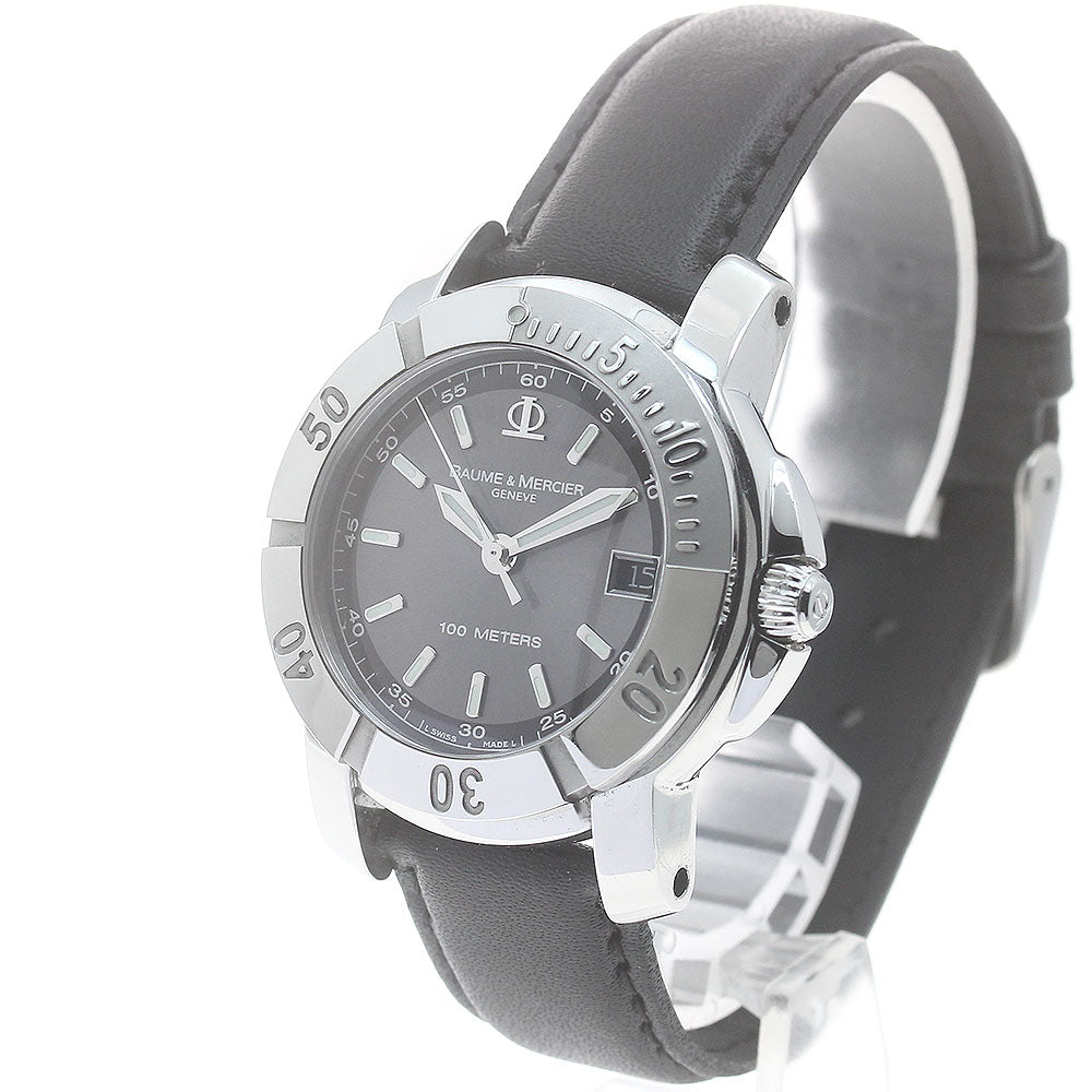 Baume & Mercier Cape Land 65420 Date gray Dial Quartz Boy's Watch_863357