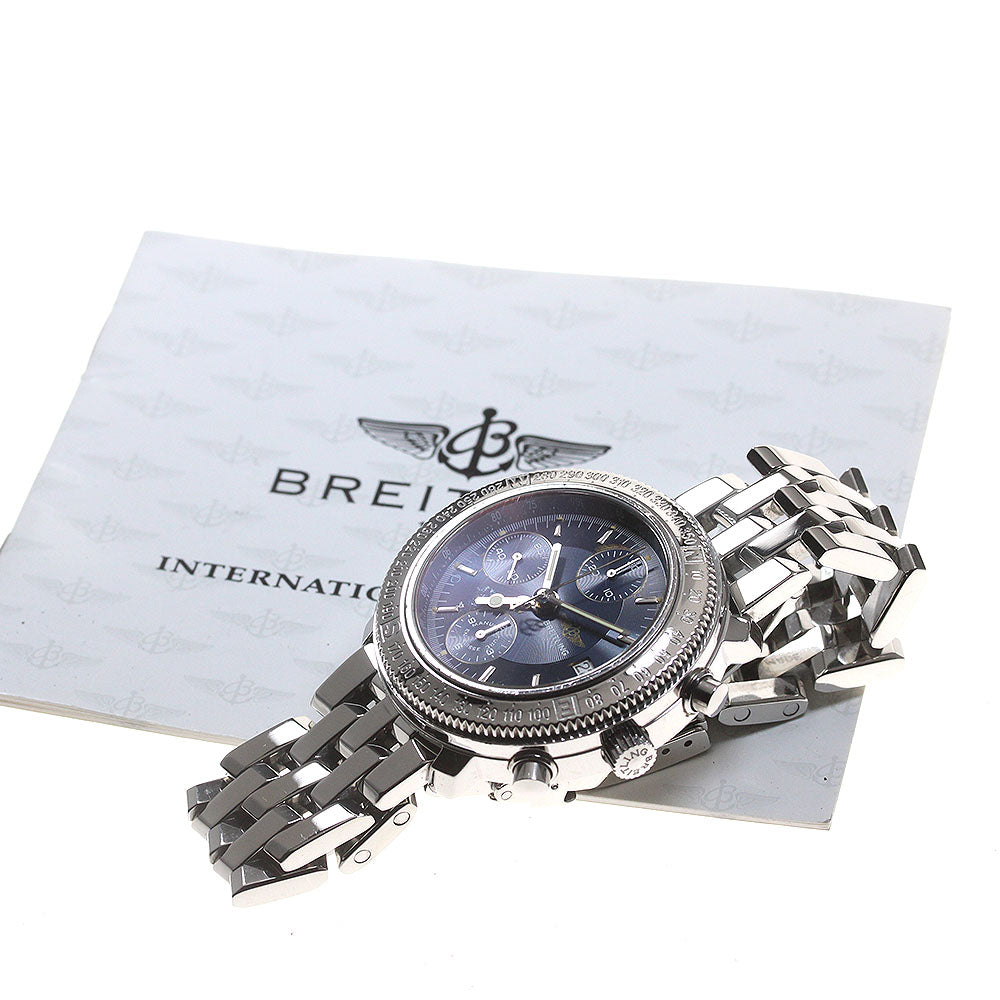 BREITLING Astromat Longitude A20405 Chronograph Navy Dial Automatic Men's_863362