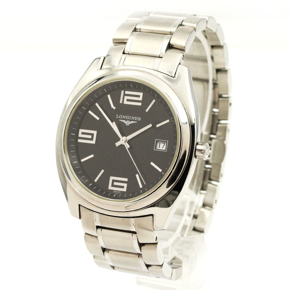 LONGINES Lungomare L3.632.4 Date black Dial Quartz Men's Watch_863375
