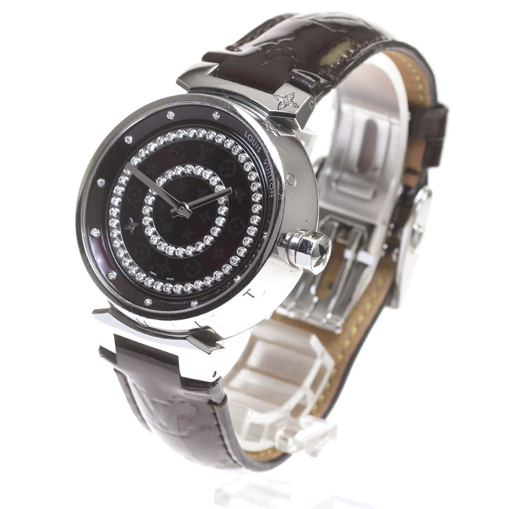 LOUIS VUITTON Tambour Diamon GM Q111C diamond dial Quartz Men's Watch_863387