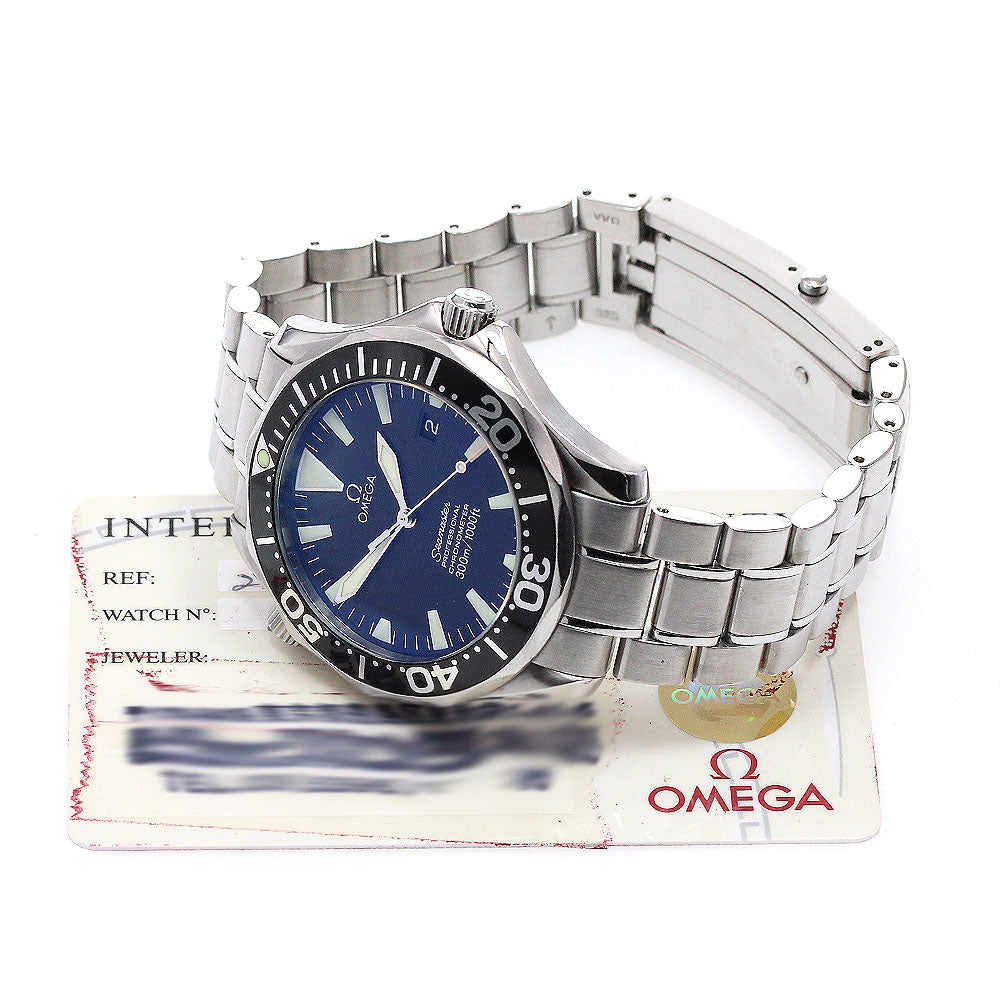 OMEGA Seamaster300 2254.50 Date black Dial Automatic Men's Watch_863398