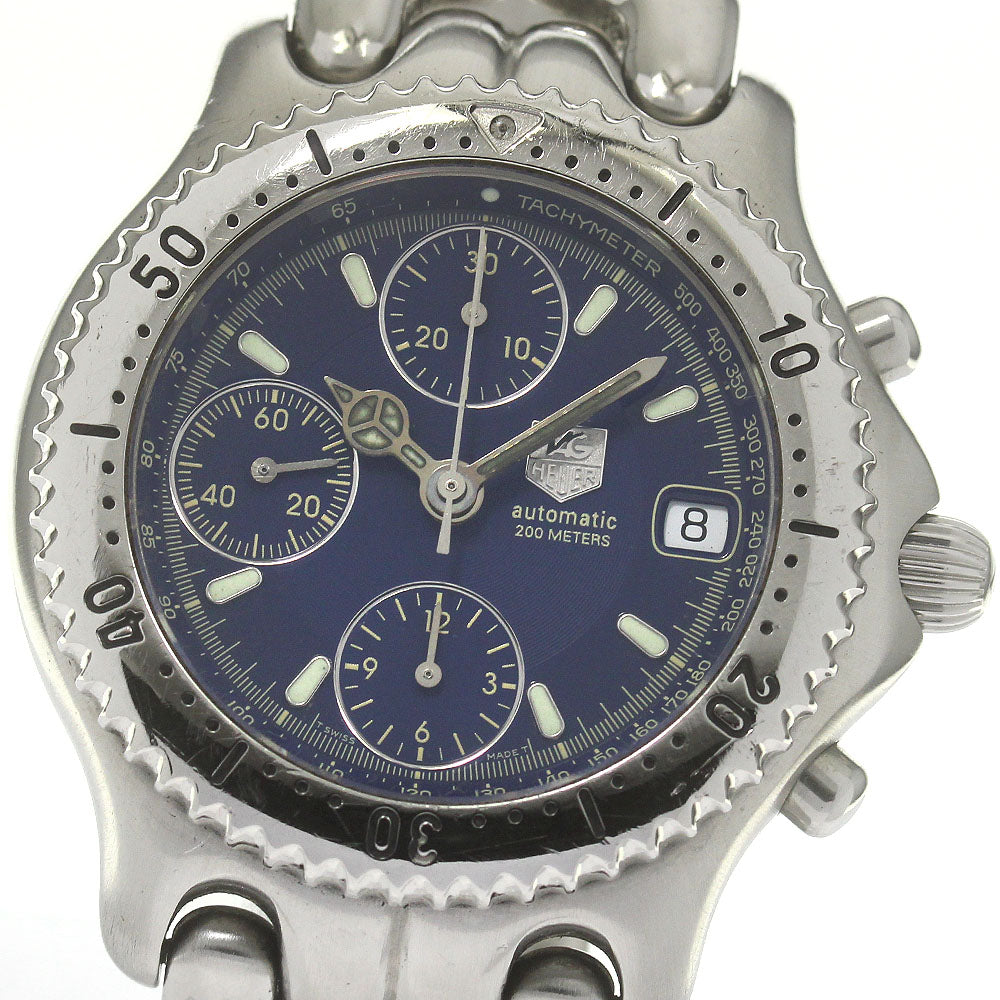 TAG HEUER S/el CG2111-R0 Chronograph Date Navy Dial Automatic Men's Watch_863400