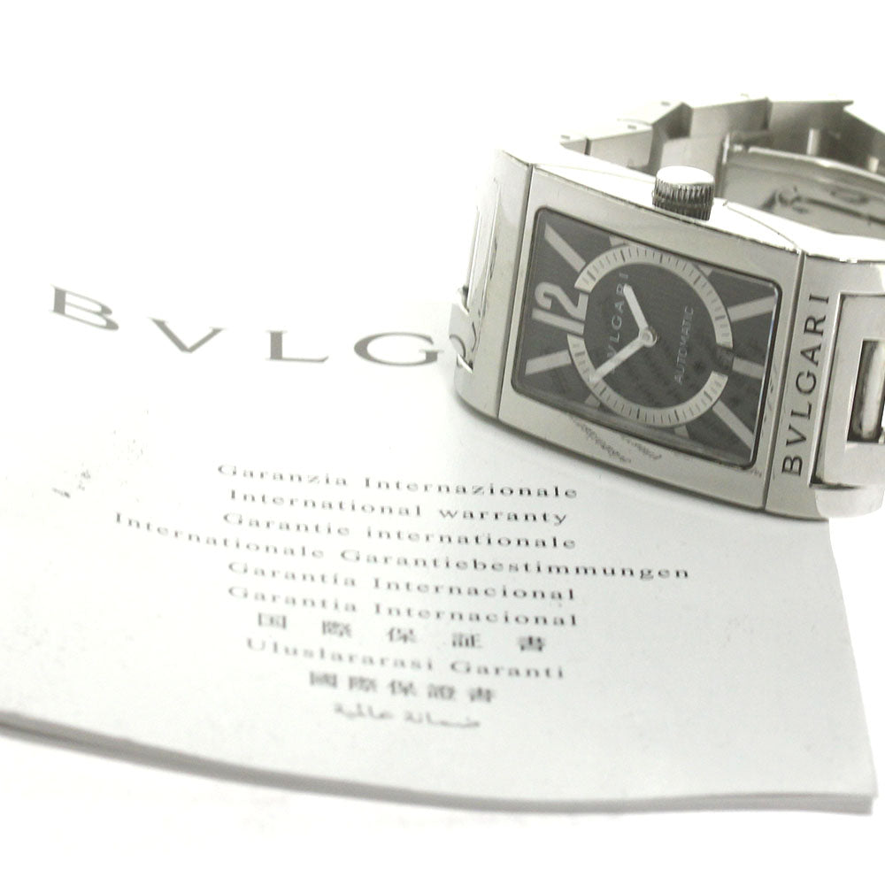 BVLGARI Rettangolo RT45S Date black Dial Automatic Men's Watch_863436