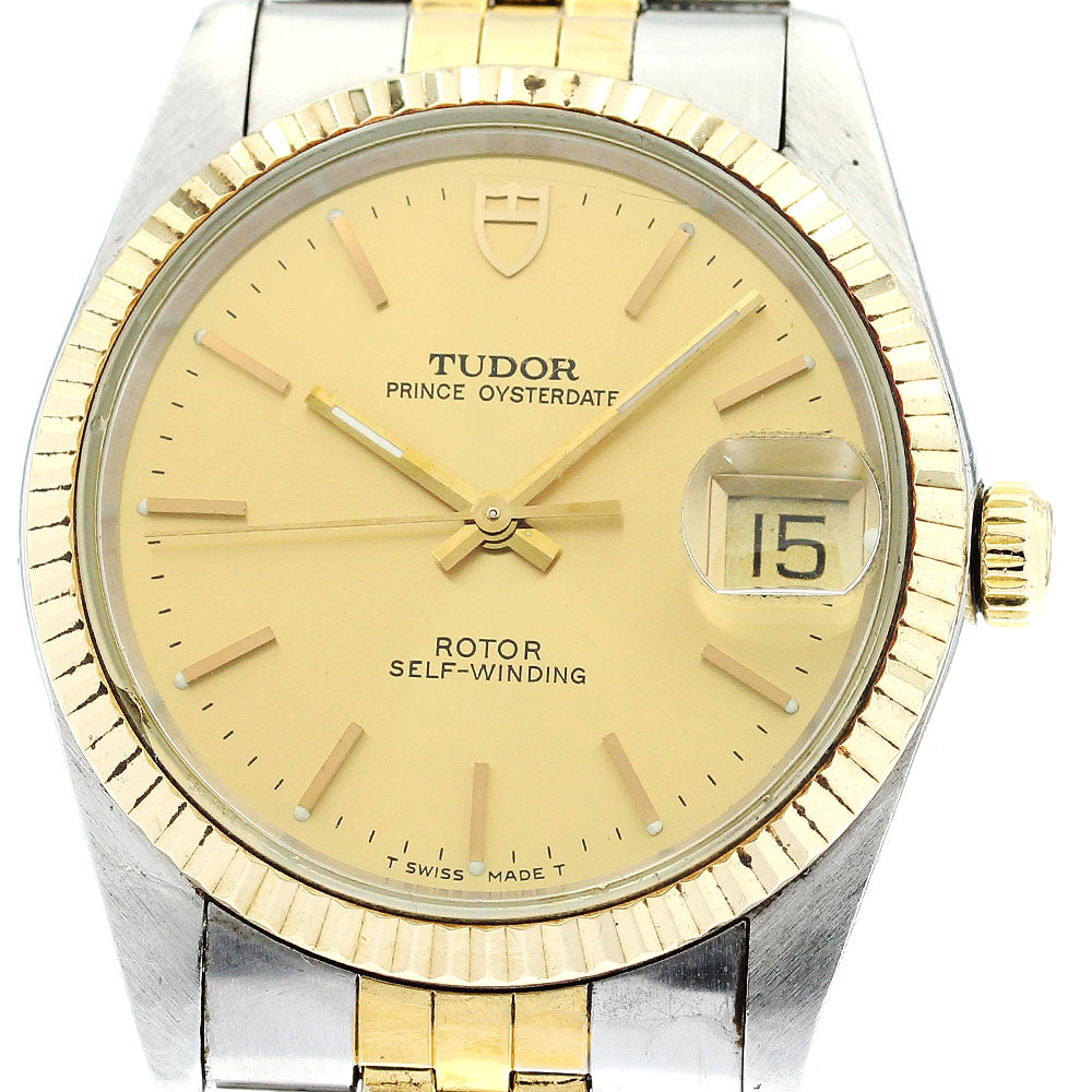 TUDOR Prince Oyster Date 74033 Cal.2824-2 gold Dial Automatic Men's Watch_863463