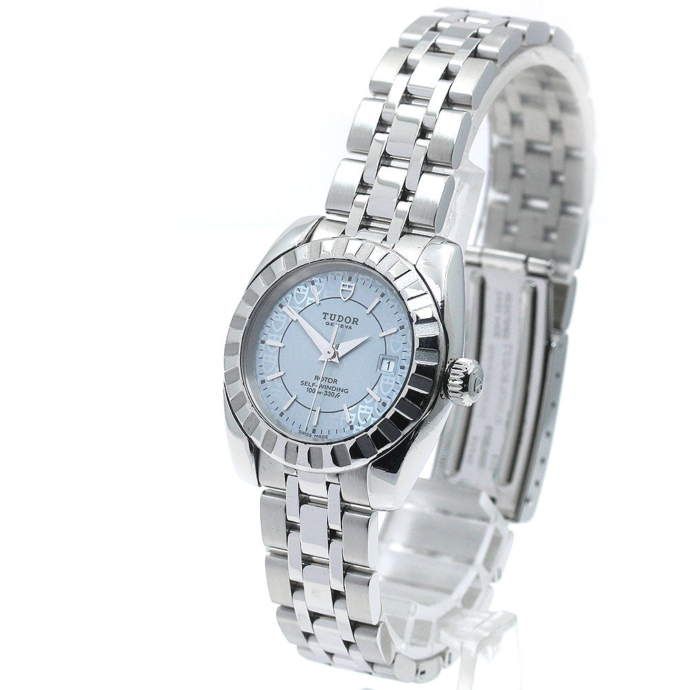 TUDOR Classic Date 22010 Ice blue Dial Automatic Ladies Watch_863464