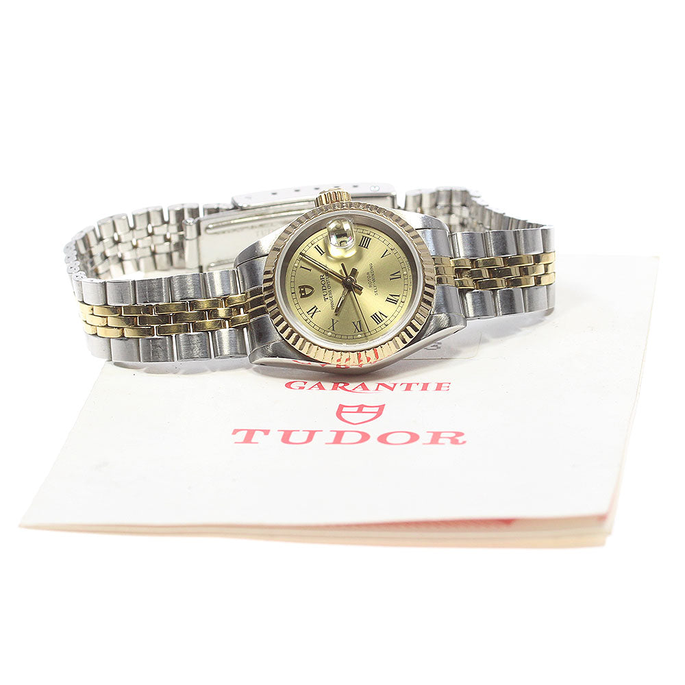 TUDOR Princess Oyster Date 92413 YG bezel cal.2671 Automatic Ladies Watch_863467