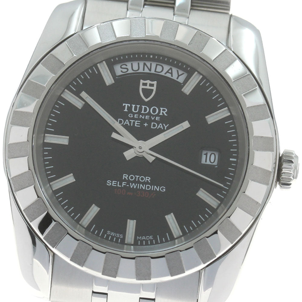 TUDOR Classic Date Day 23010 Day date black Dial Automatic Men's Watch_863469