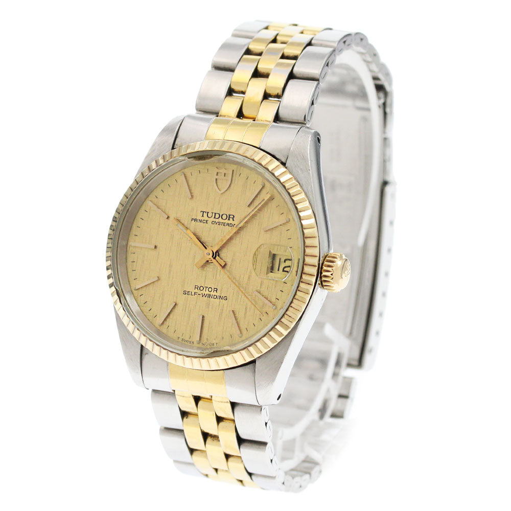 TUDOR Prince Oyster Date 72033 YG bezel Automatic Boy's Watch_863471