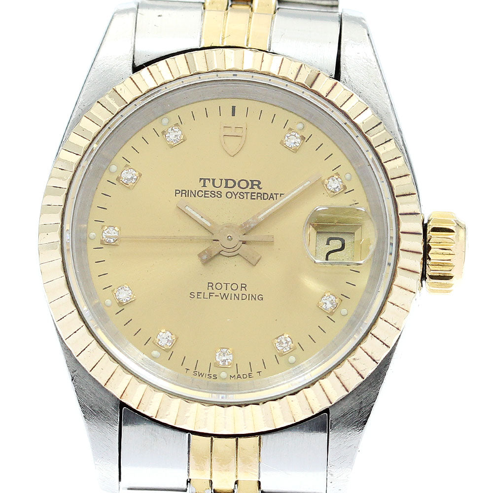 TUDOR Princess Oyster Date 92200 YG bezel Cal.2671 Automatic Ladies Watch_863475