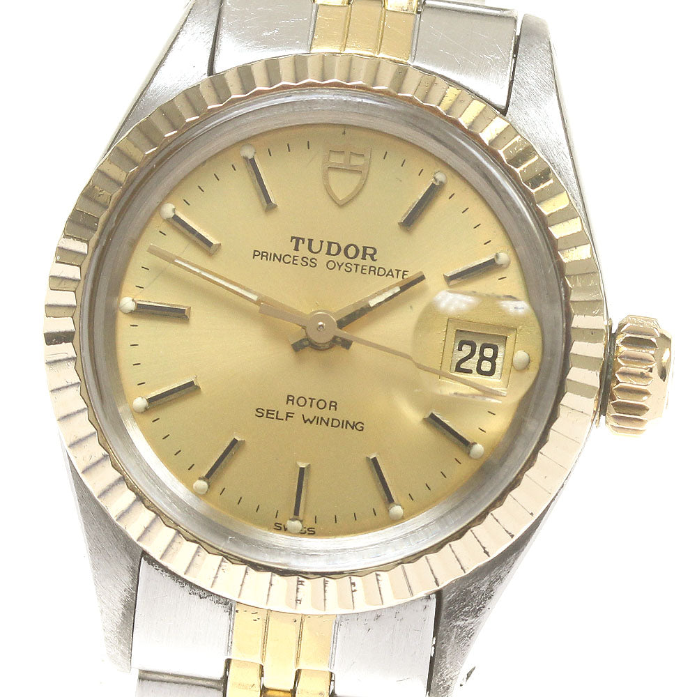 TUDOR Princess Oyster Date 92413 YG bezel cal.2671 Automatic Ladies Watch_863477