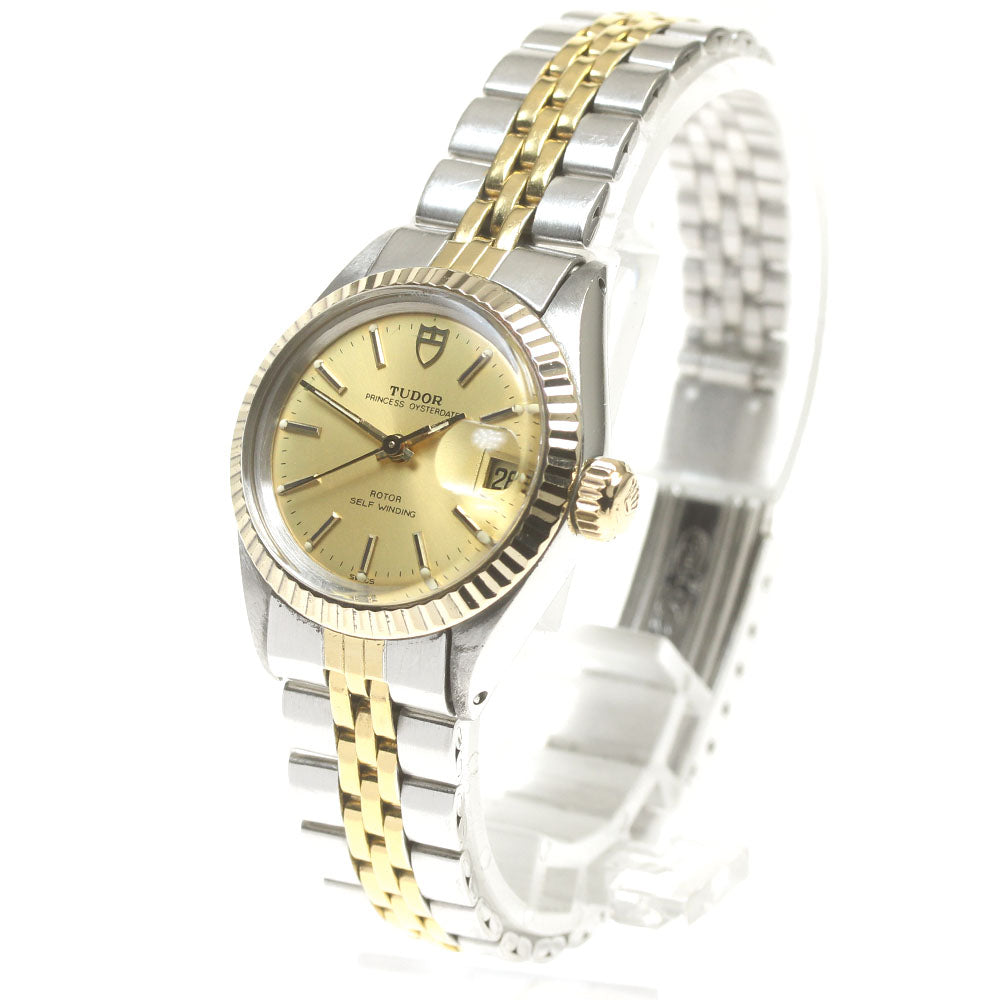 TUDOR Princess Oyster Date 92413 YG bezel cal.2671 Automatic Ladies Watch_863477