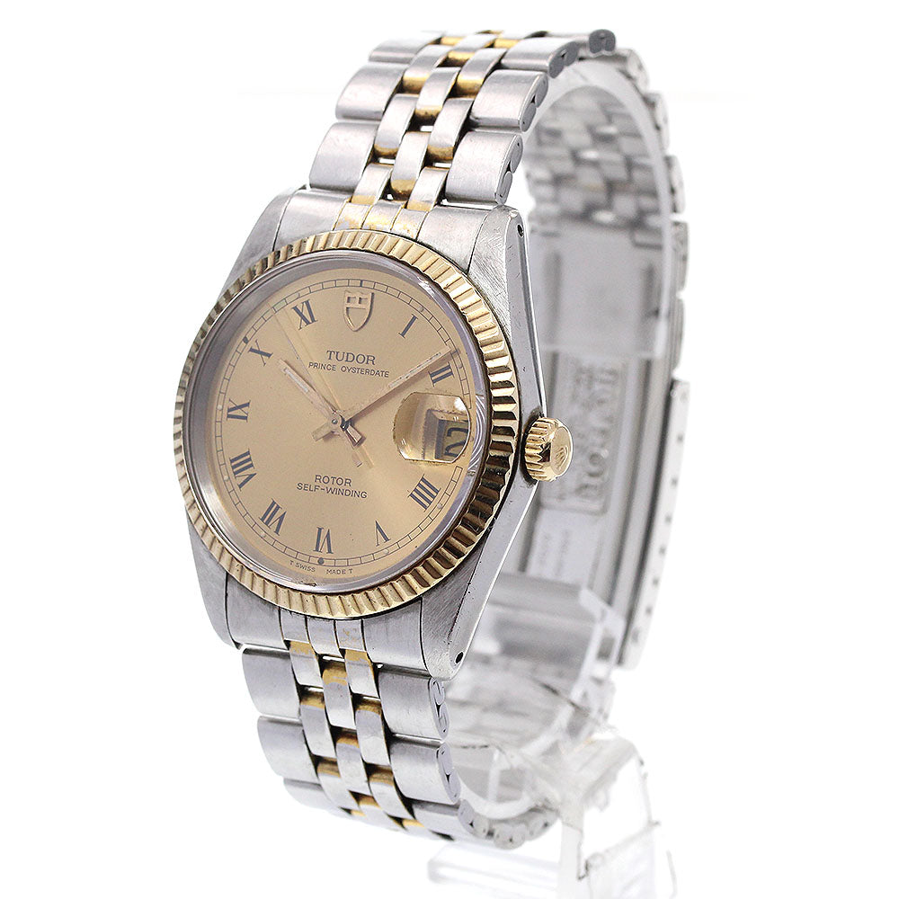 TUDOR Prince Oyster Date 74033 Cal.2824-2 gold Dial Automatic Men's Watch_863485