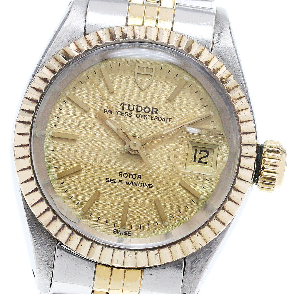 TUDOR Princess Oyster Date 92413 YG bezel cal.2671 Automatic Ladies Watch_863487