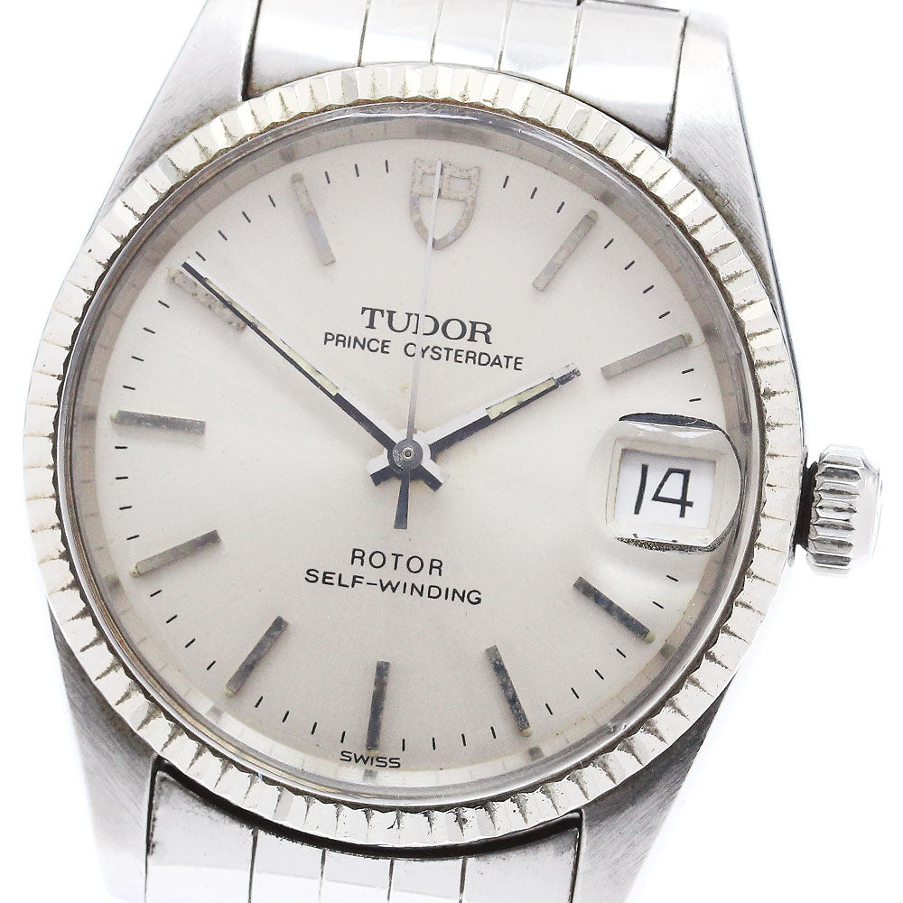 TUDOR Prince Oyster Date 72034 WG bezel Cal.2824-2 Silver Dial Automatic_863491