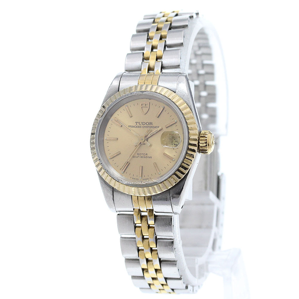 TUDOR Princess Oyster Date 92413N YG bezel cal.2671 AT Ladies Watch_863497