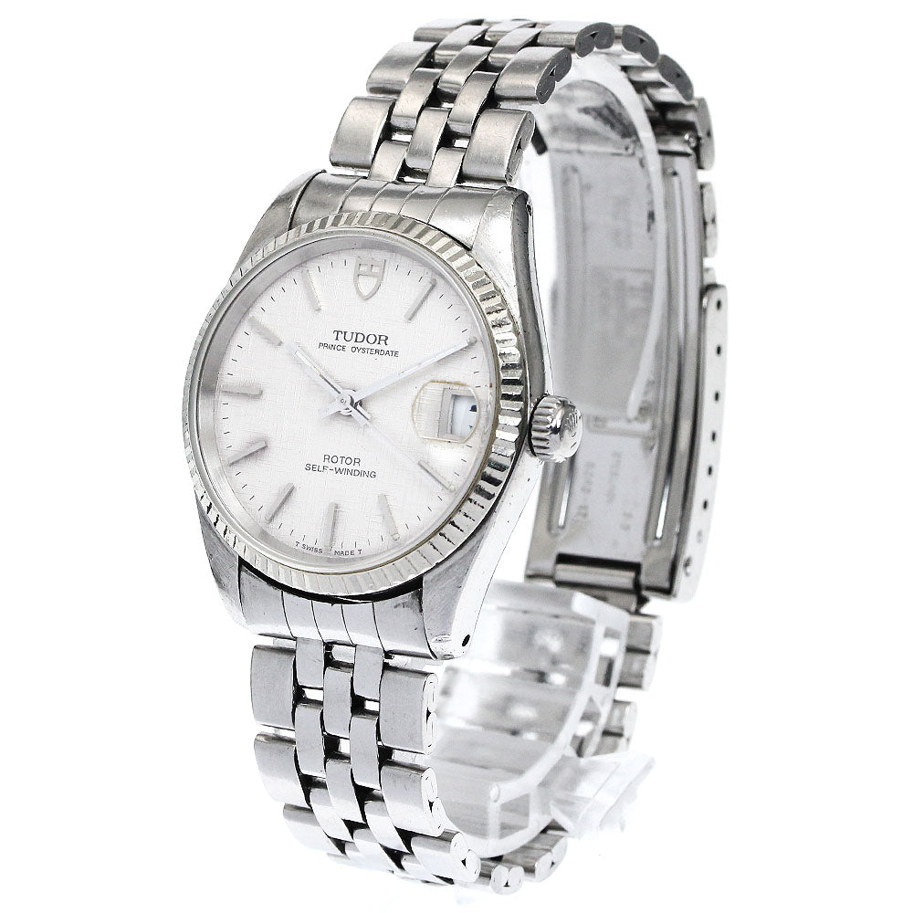 TUDOR Prince Oyster Date 72034 WG bezel Silver Dial Automatic Boy's Watch_863501