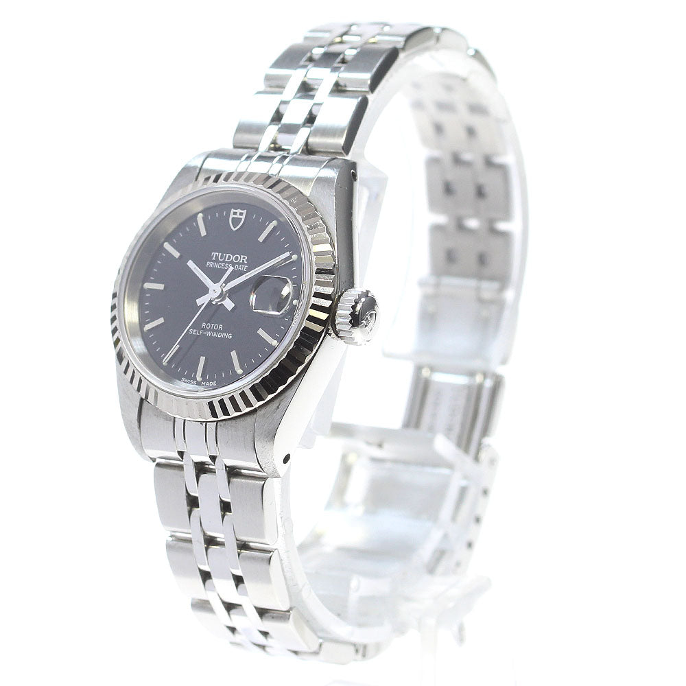 TUDOR Princess Date 92414 Cal.2671 WG bezel Black Dial Automatic Ladies_863507